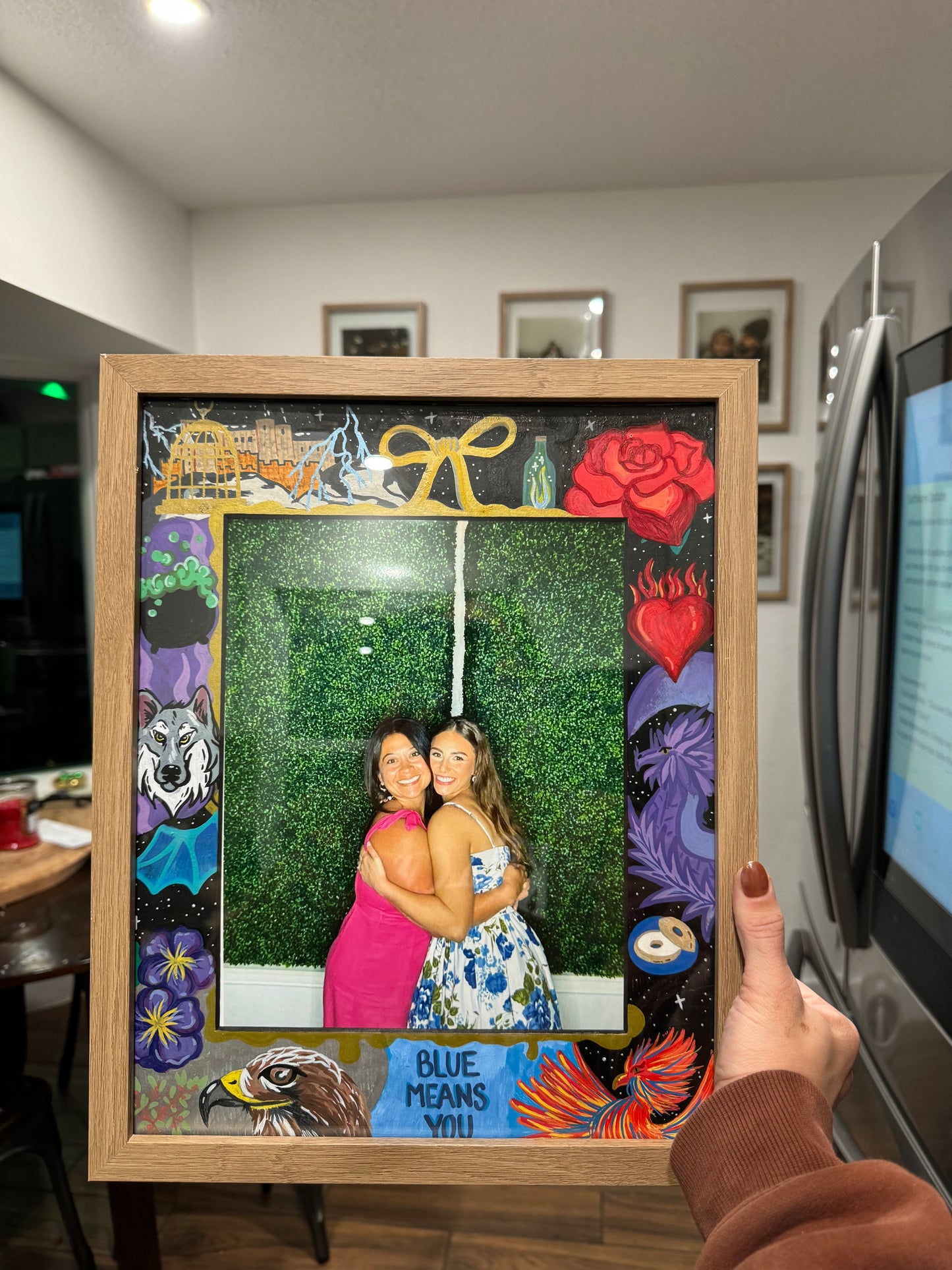 Book Theme Picture Frame